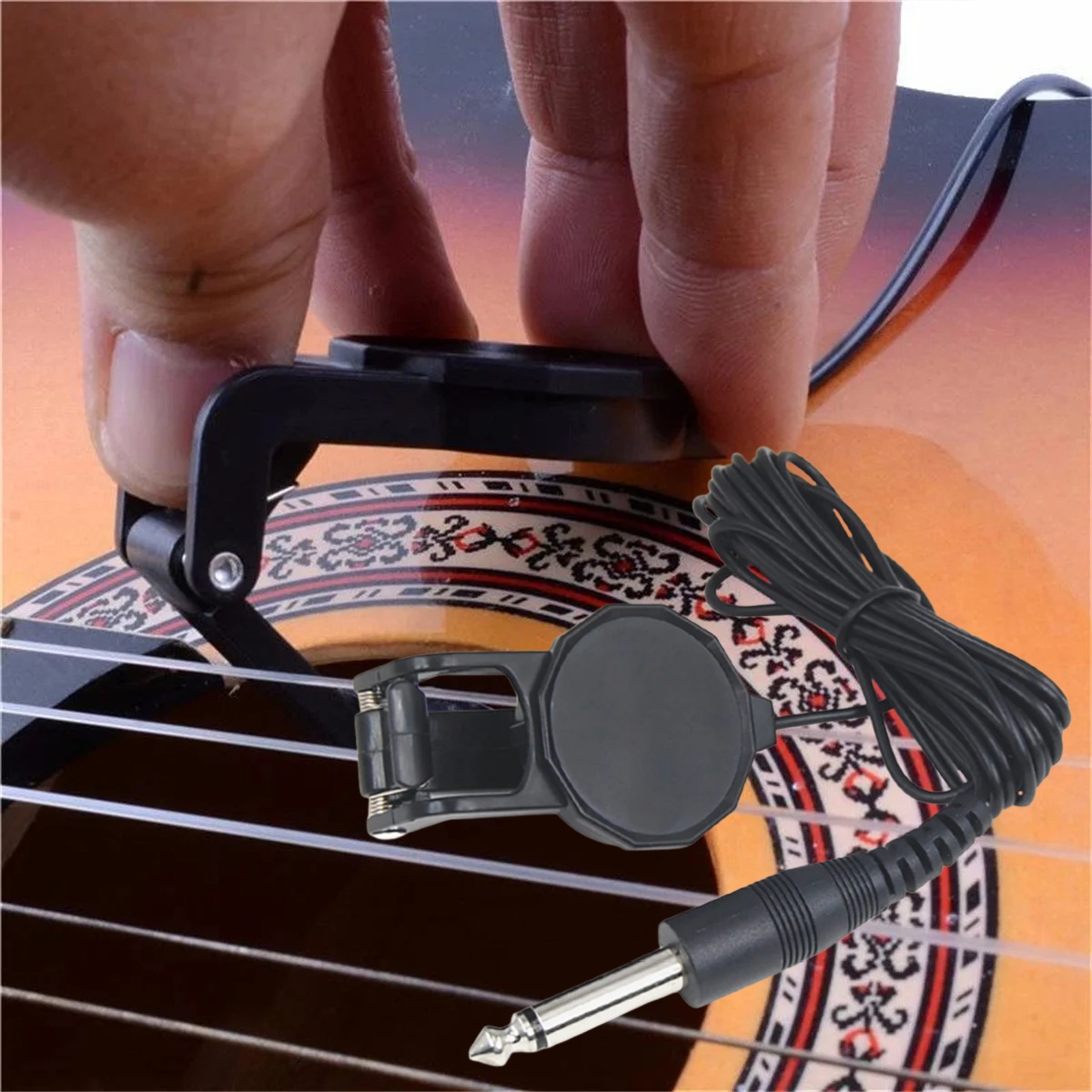 Musical Instrument Sounds - Pickup con clip jack audio/trasduttore pickup