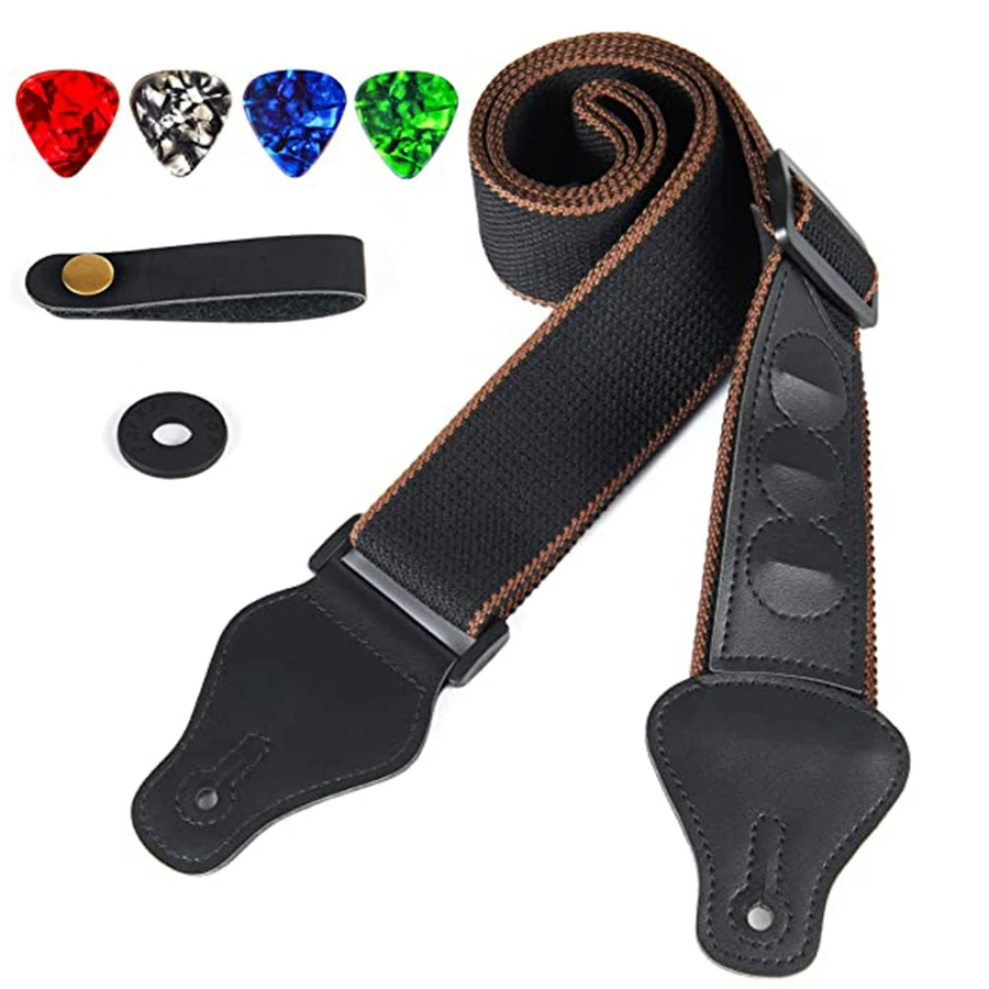 Musical Instrument Sounds - Tracolla per chitarra da 7 pezzi/set
