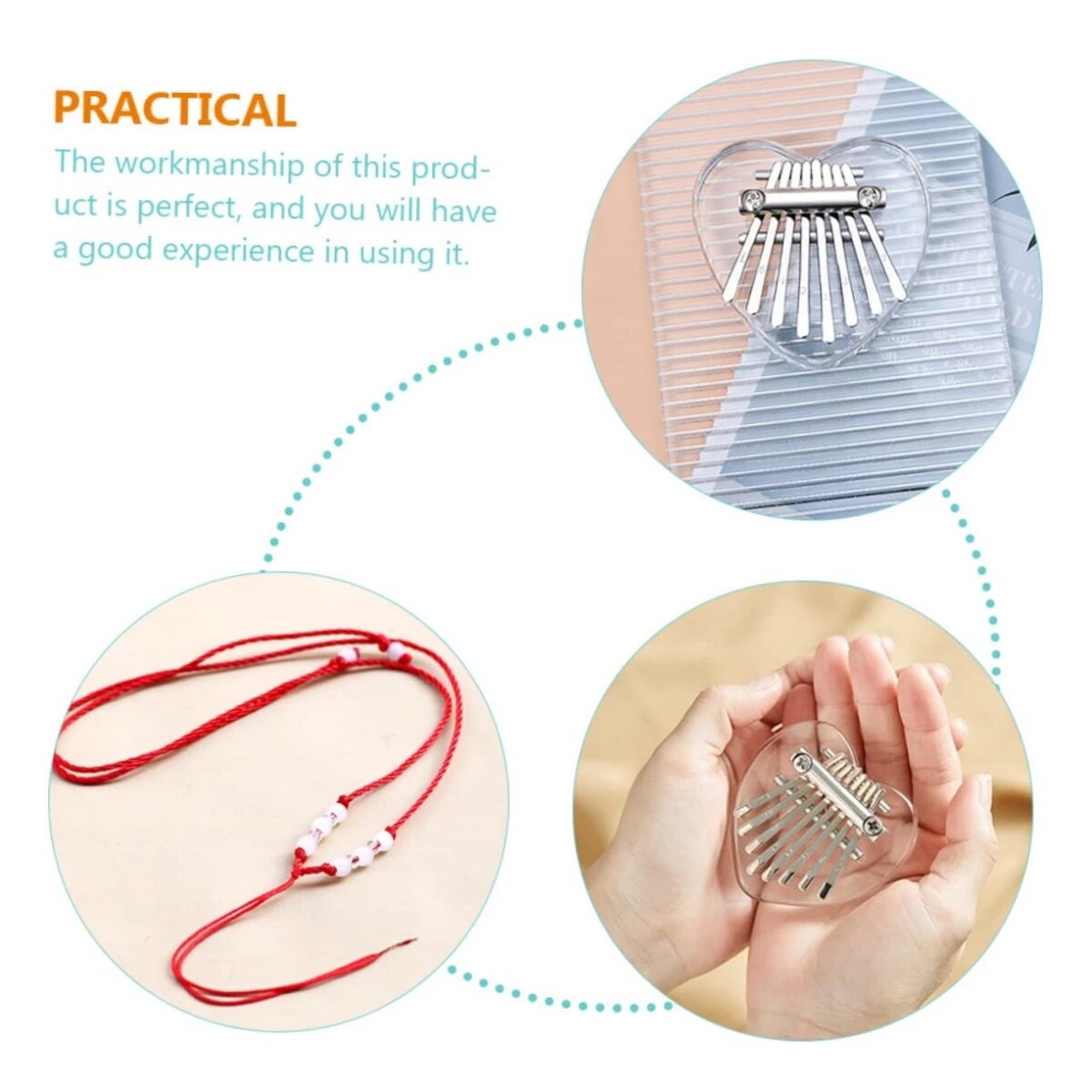 Miwayer 8 tasti Mini Kalimba A - Musical Instrument Sounds recensione e prezzo