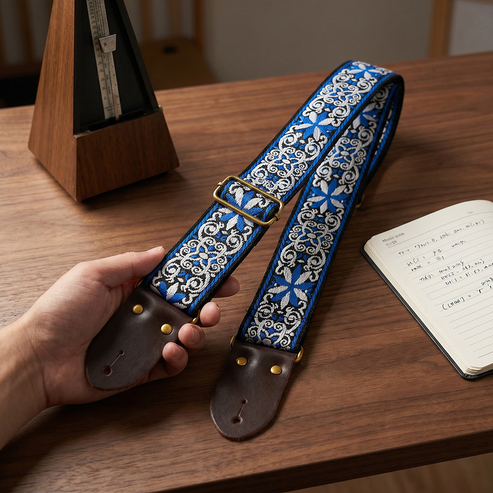 Tracolla per Chitarra Ricamata - Musical Instrument Sounds recensione e prezzo